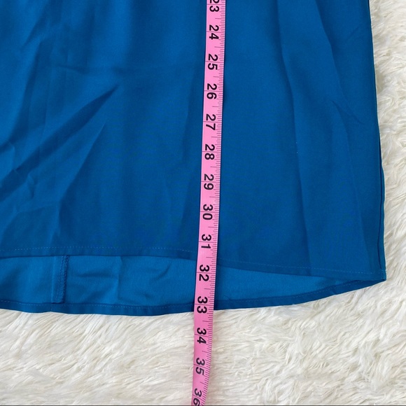 Nom de Plume Sleeveless Tunic Shift Dress Blue - Picture 8 of 9